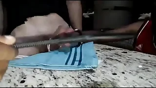 Gozada deliciosa após finish pau.